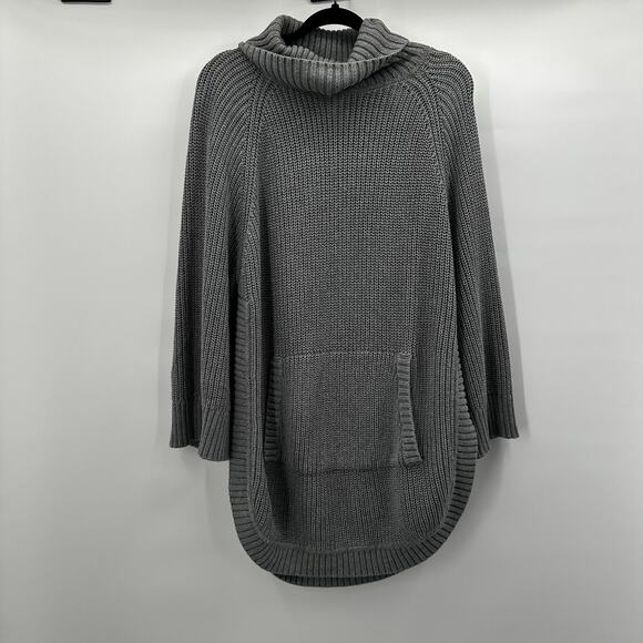UGG Australia Sweaters - Ugg Sweater Womens Large Gray Chunky Raelynn Turtleneck Ribbed Oversized